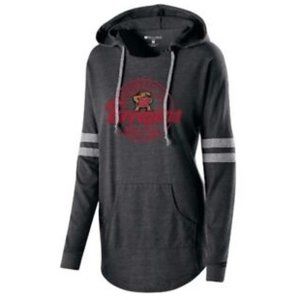Women's Maryland Terrapins Low Key Pullover Hoodie - Grey